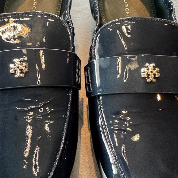 Tory Burch Patent Leather Loafers, Deep Navy | 8M - Picture 8 of 12